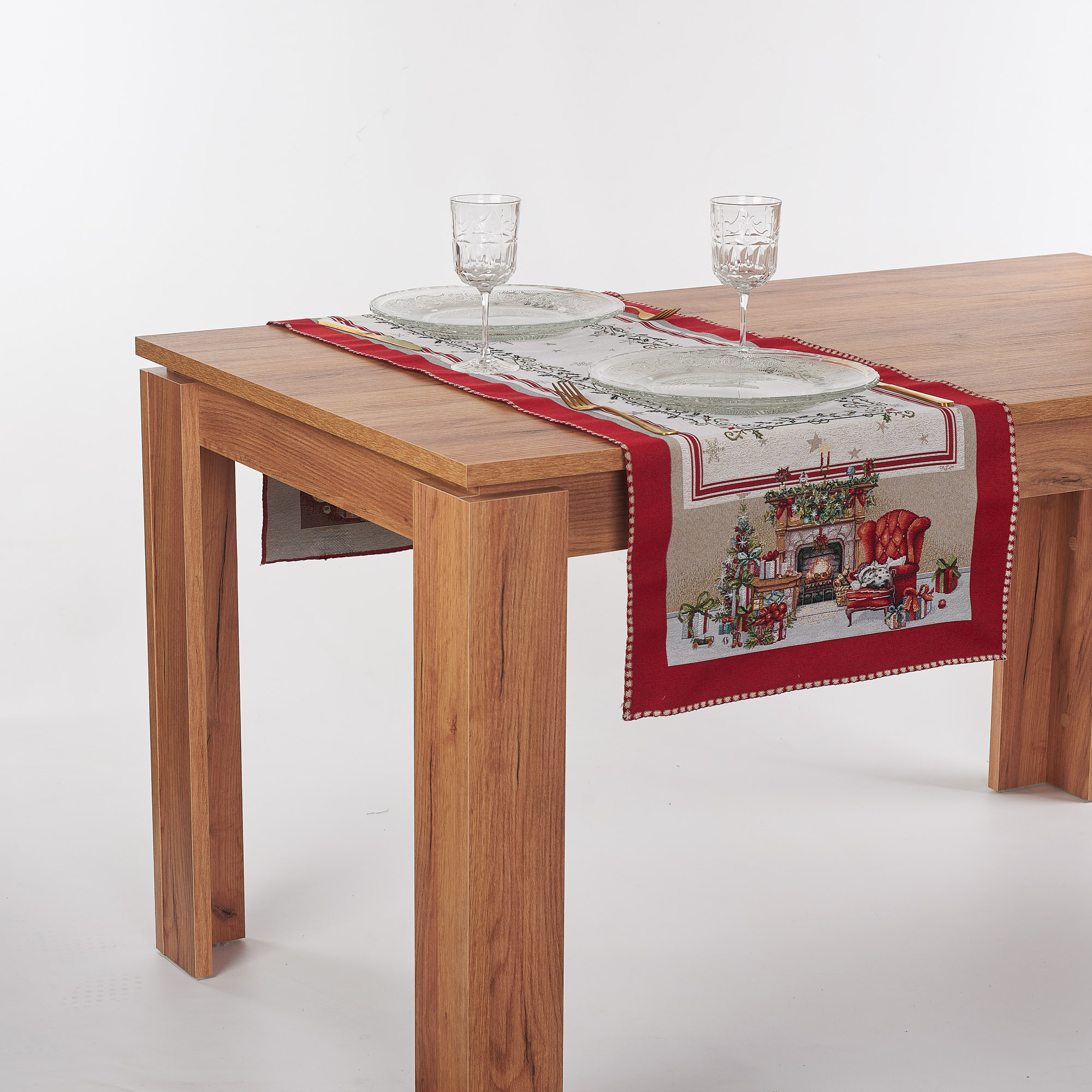 Runner Natale Gobelin Camino multicolor Maè