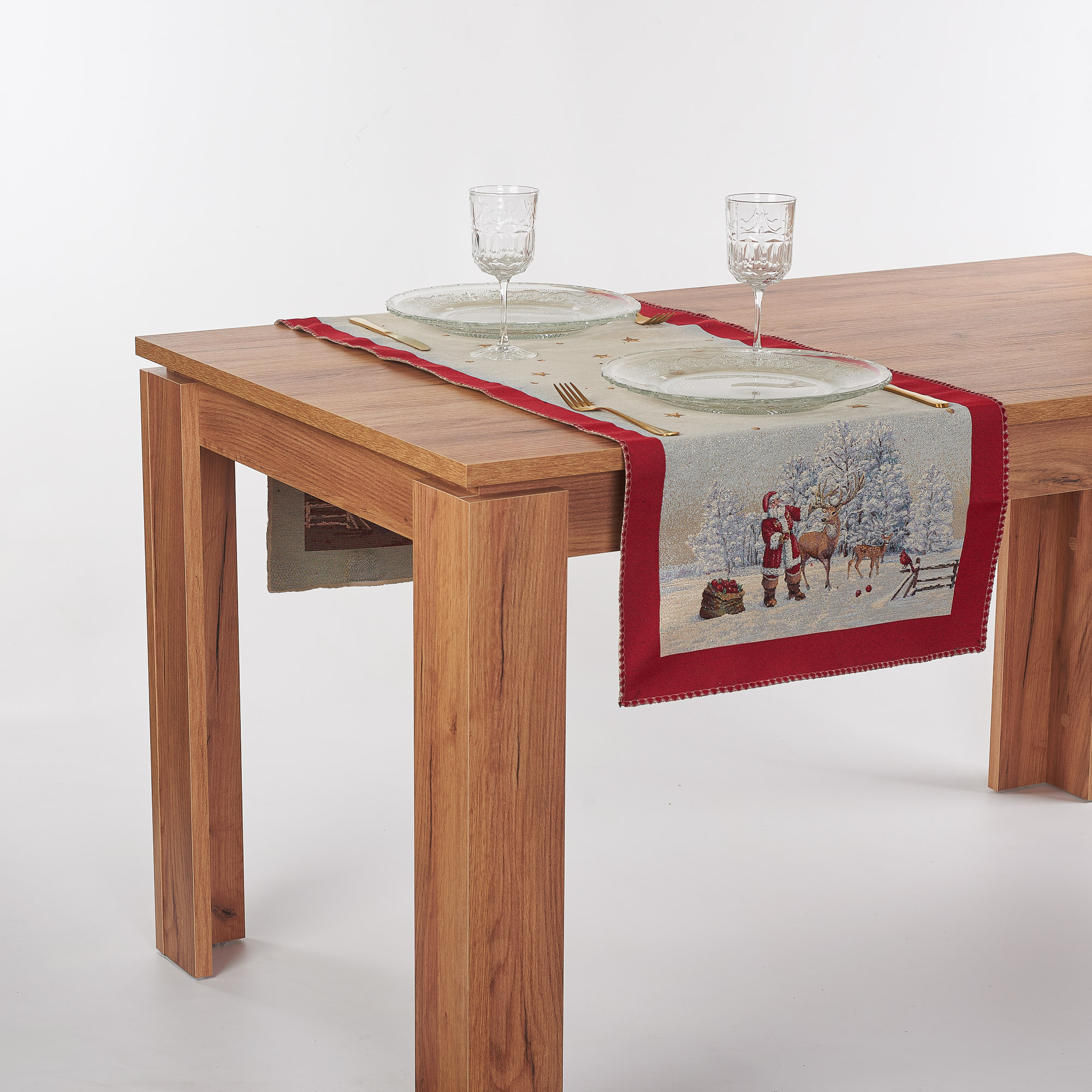 Gobelin Rentier Weihnachten Läufer multicolor Maè