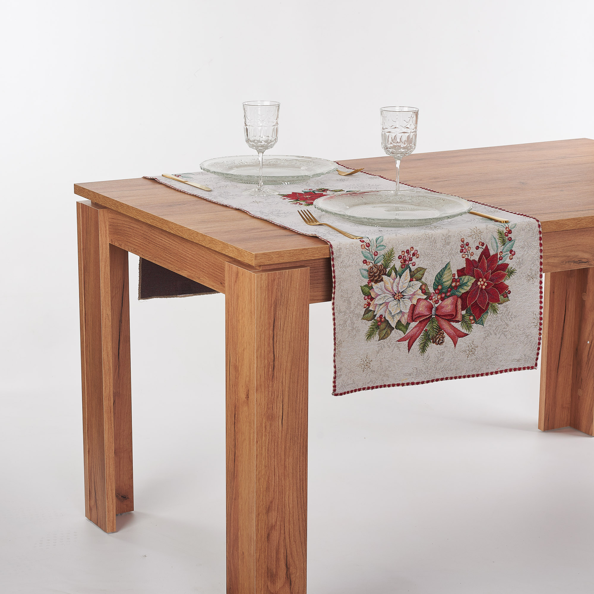 Runner Natale Gobelin Star multicolor Maè