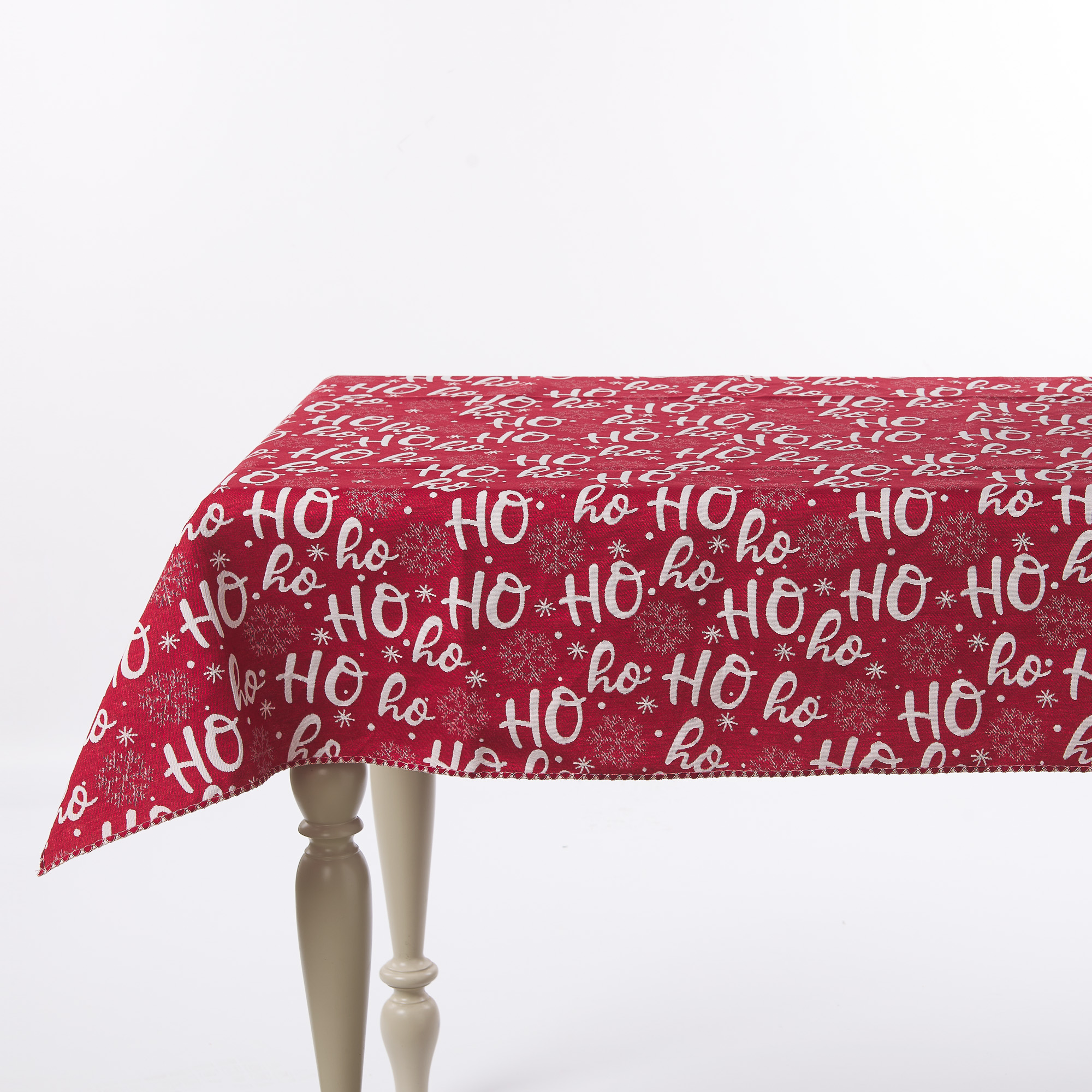 Ho Ho Navidad Christmas Tablecloth rosso Maè