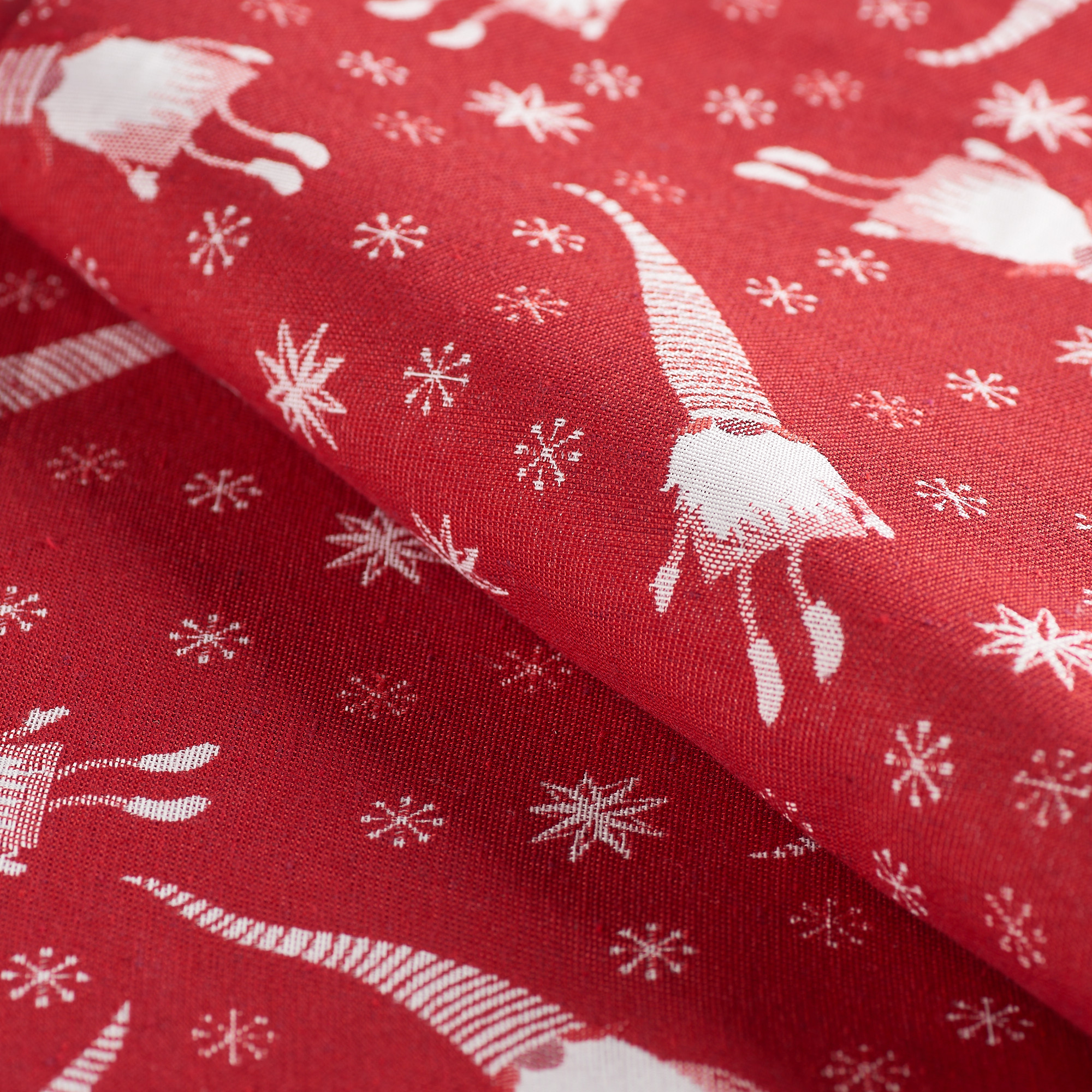 Pixie Navidad Christmas Tablecloth rosso Maè
