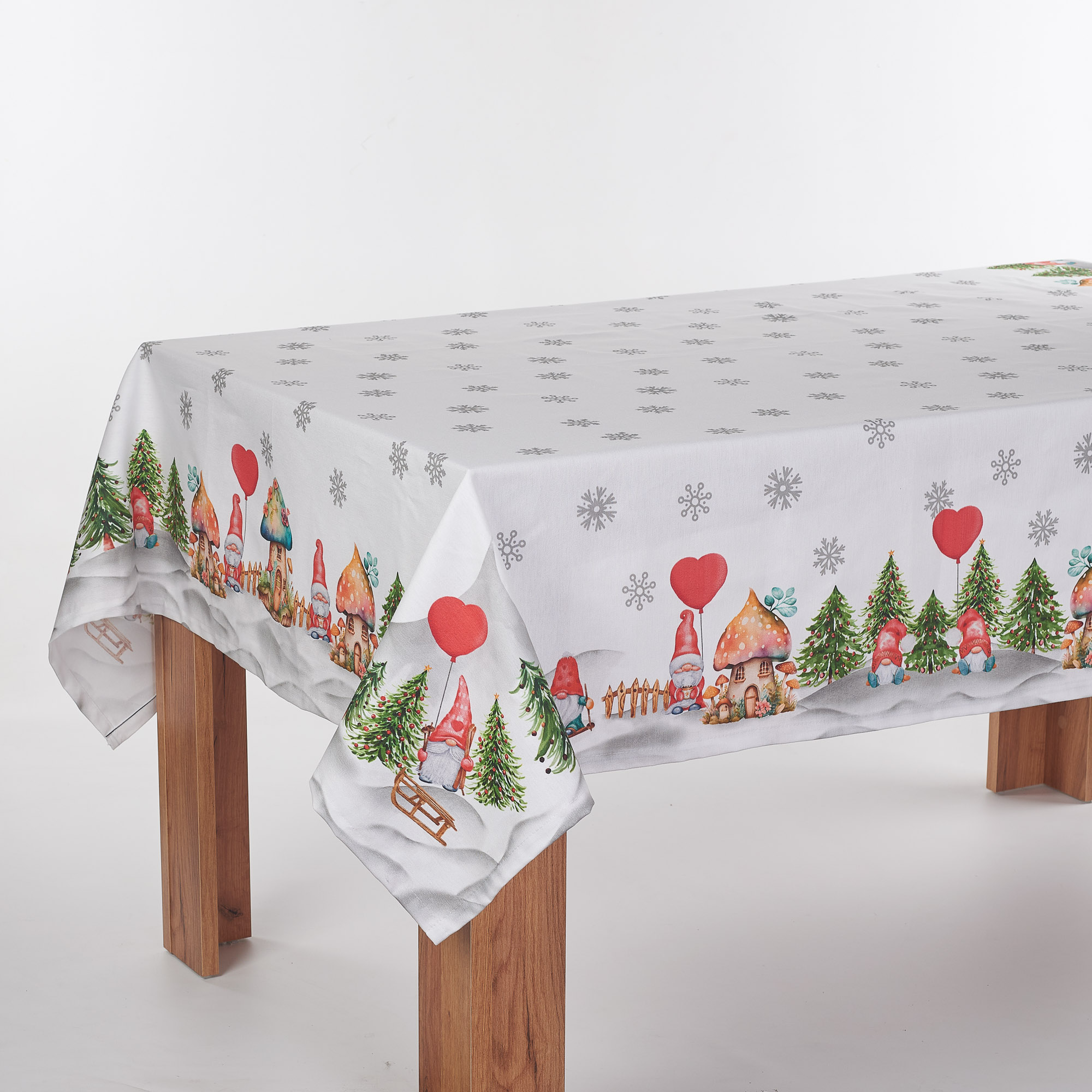 Tovaglia Natale Stampata Natalia Gnomi multicolor Maè