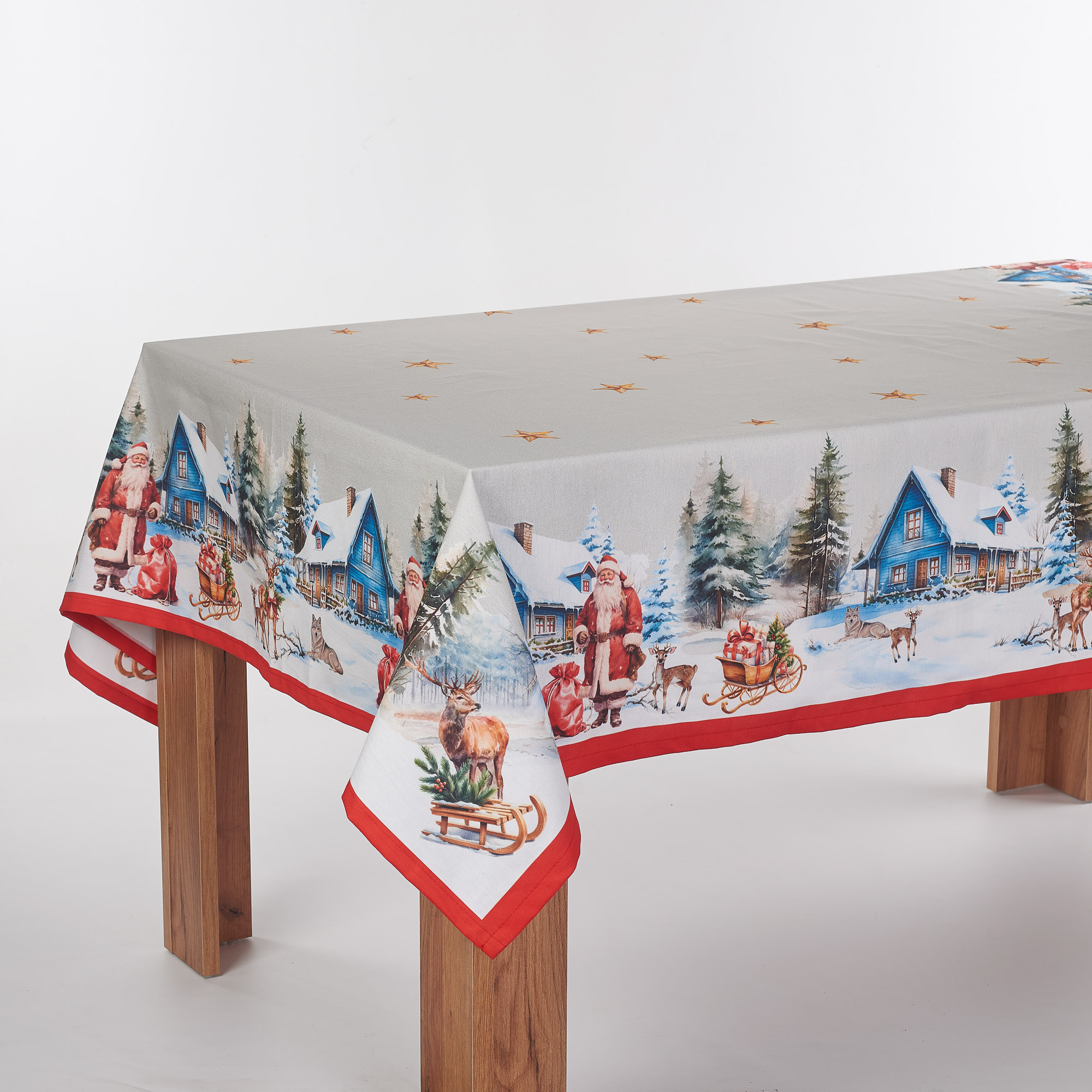 Tovaglia Natale Stampata Natalia Santa multicolor Maè