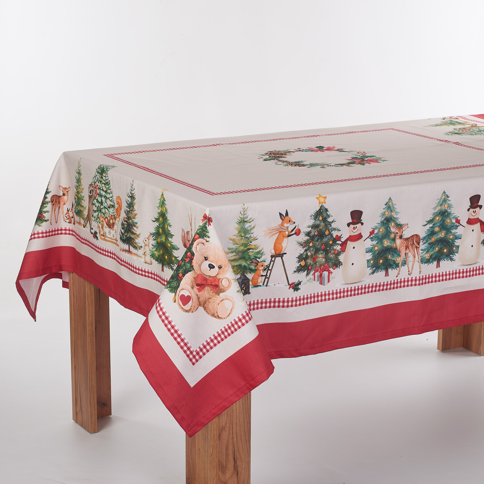 Tovaglia Natale Stampata Natalia Teddy multicolor Maè