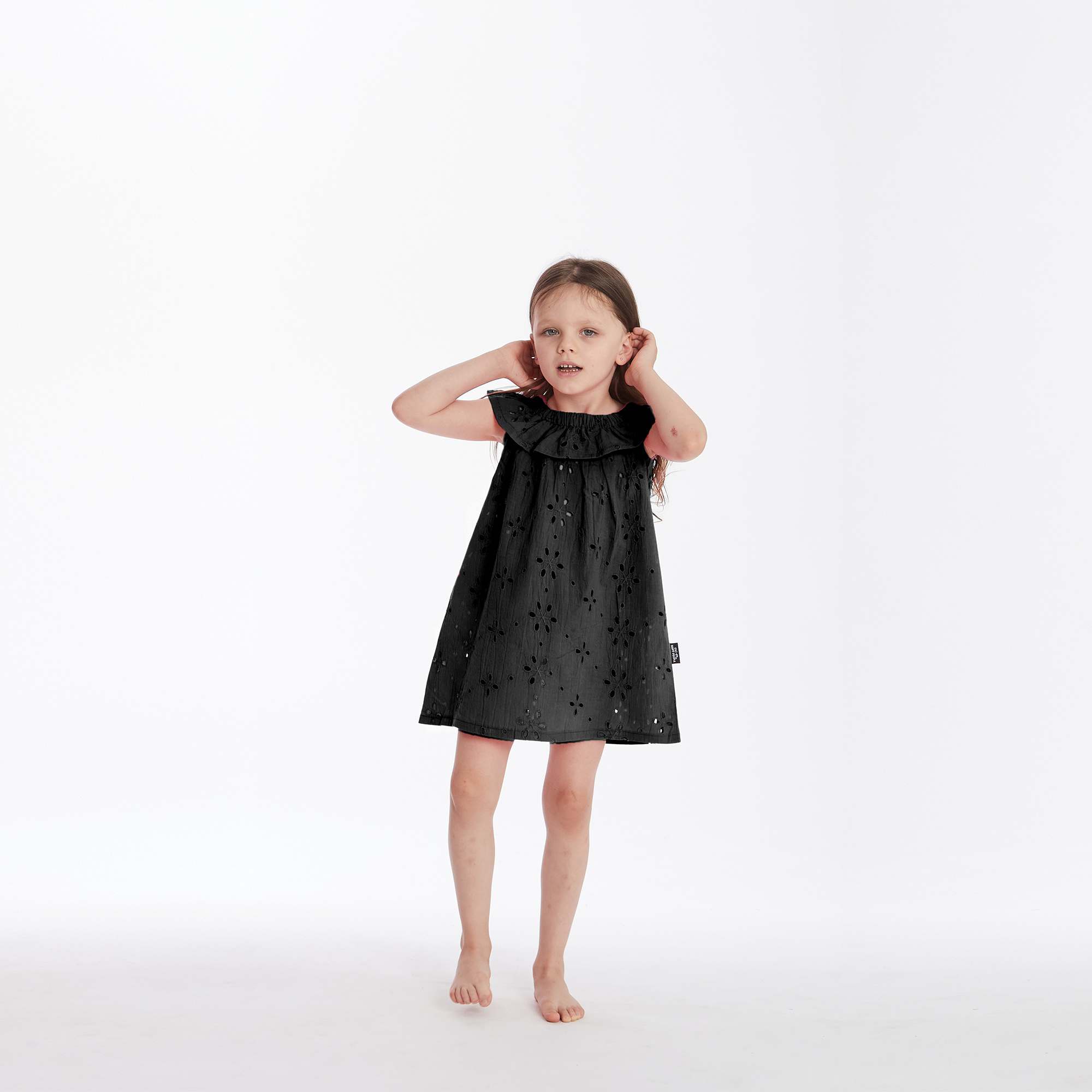 Babykleid Curly St. Gallen schwarz nero Happy People