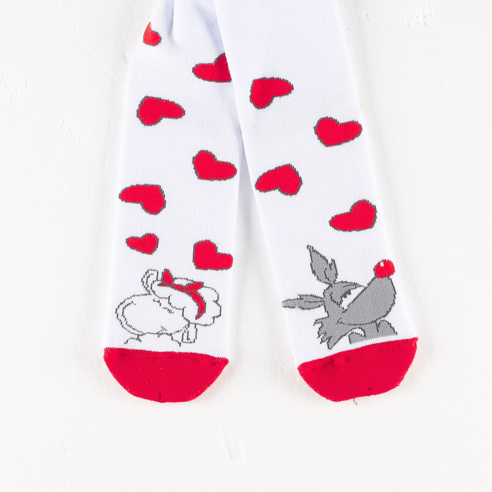 Socken für Frauen zum Valentinstag multicolor Happy People