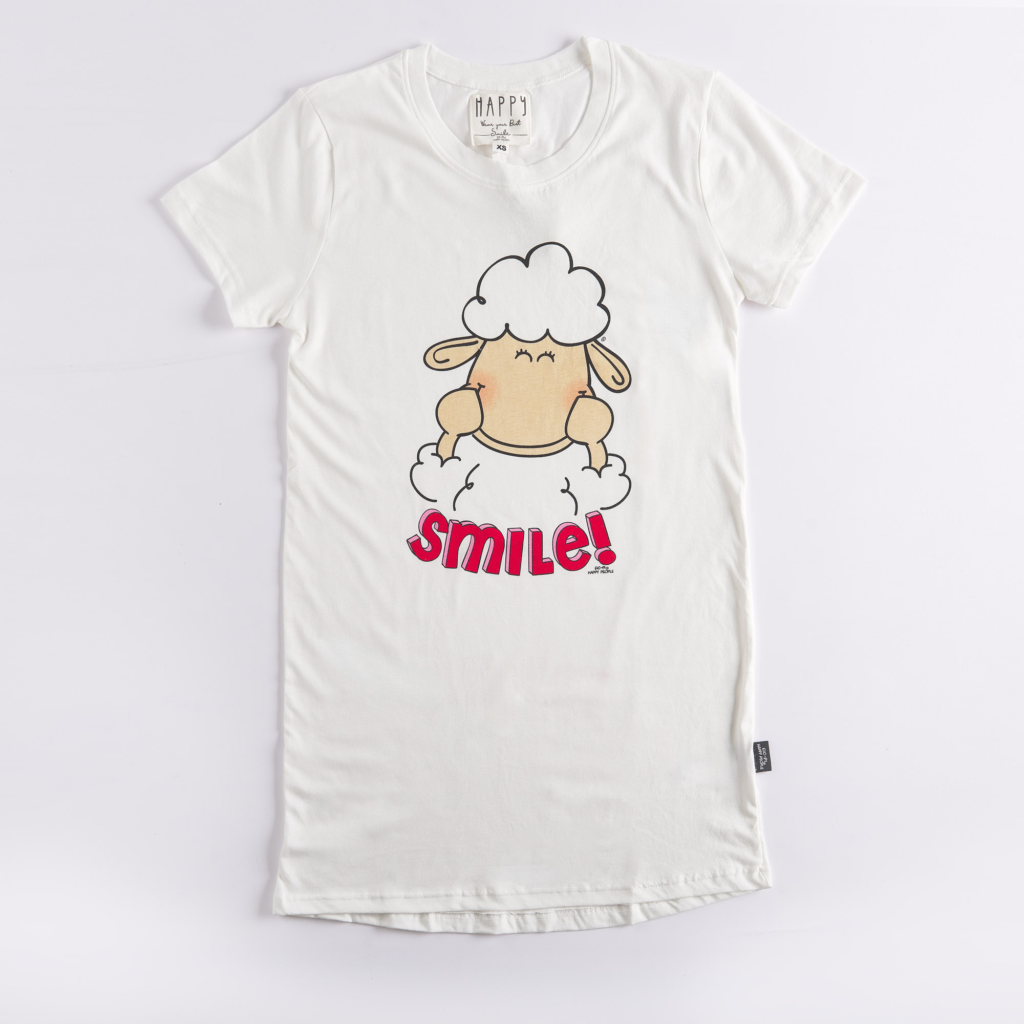 Женский свитер макси Фанта футболка Смайл multicolor Happy People