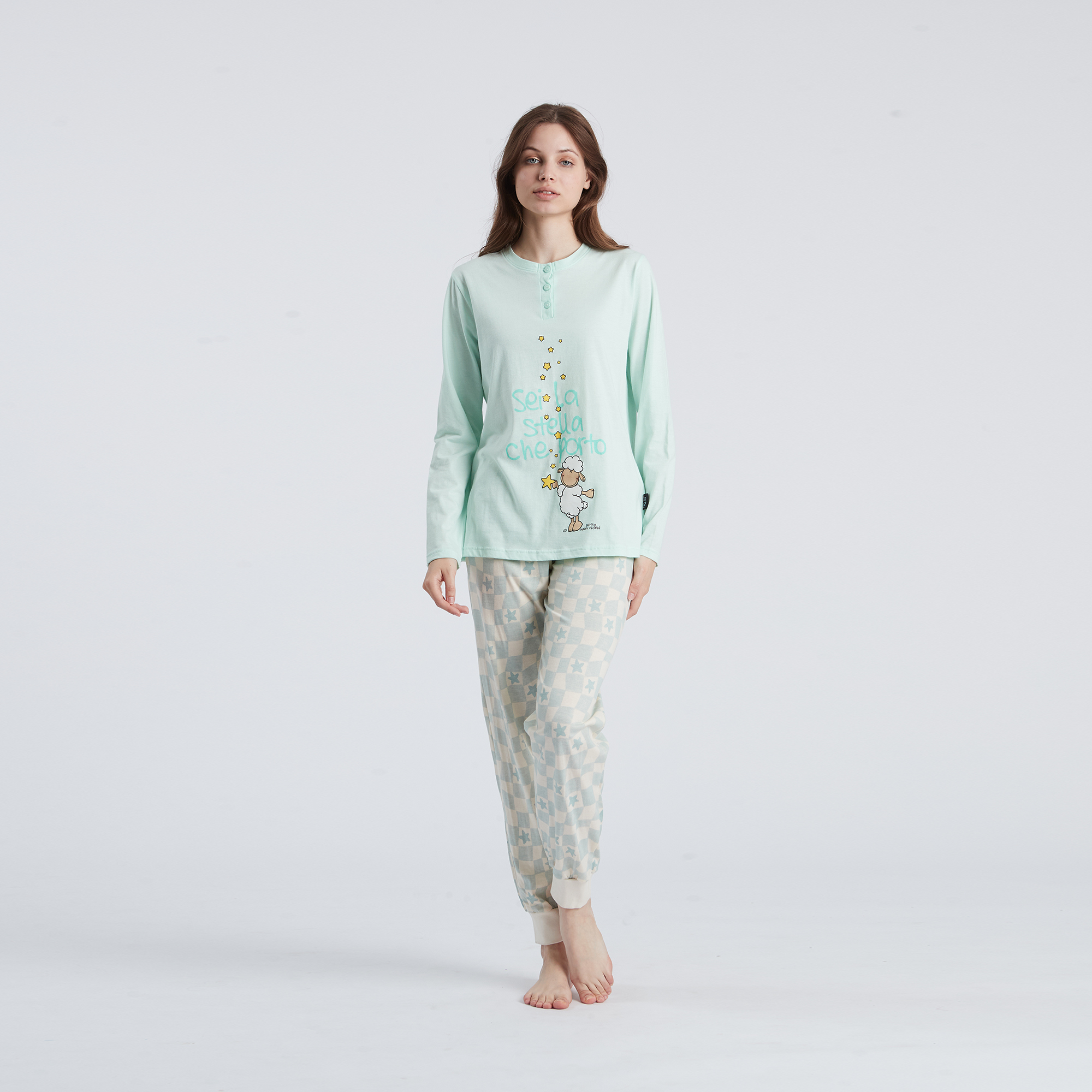 Women's serafino star pajamas multicolor Happy People