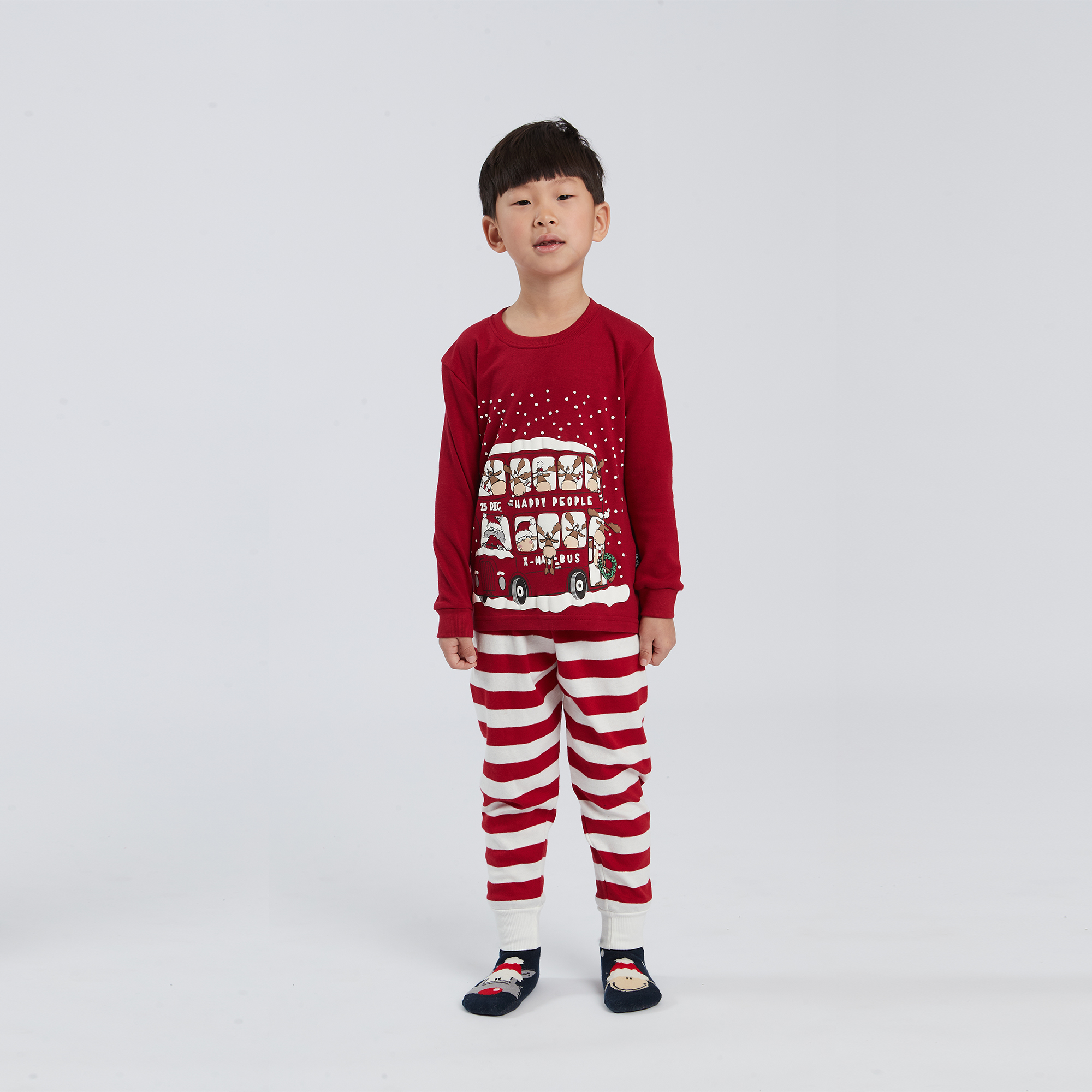 Pyjamas Crew-neck Baby - Christmas 24 multicolor Happy People