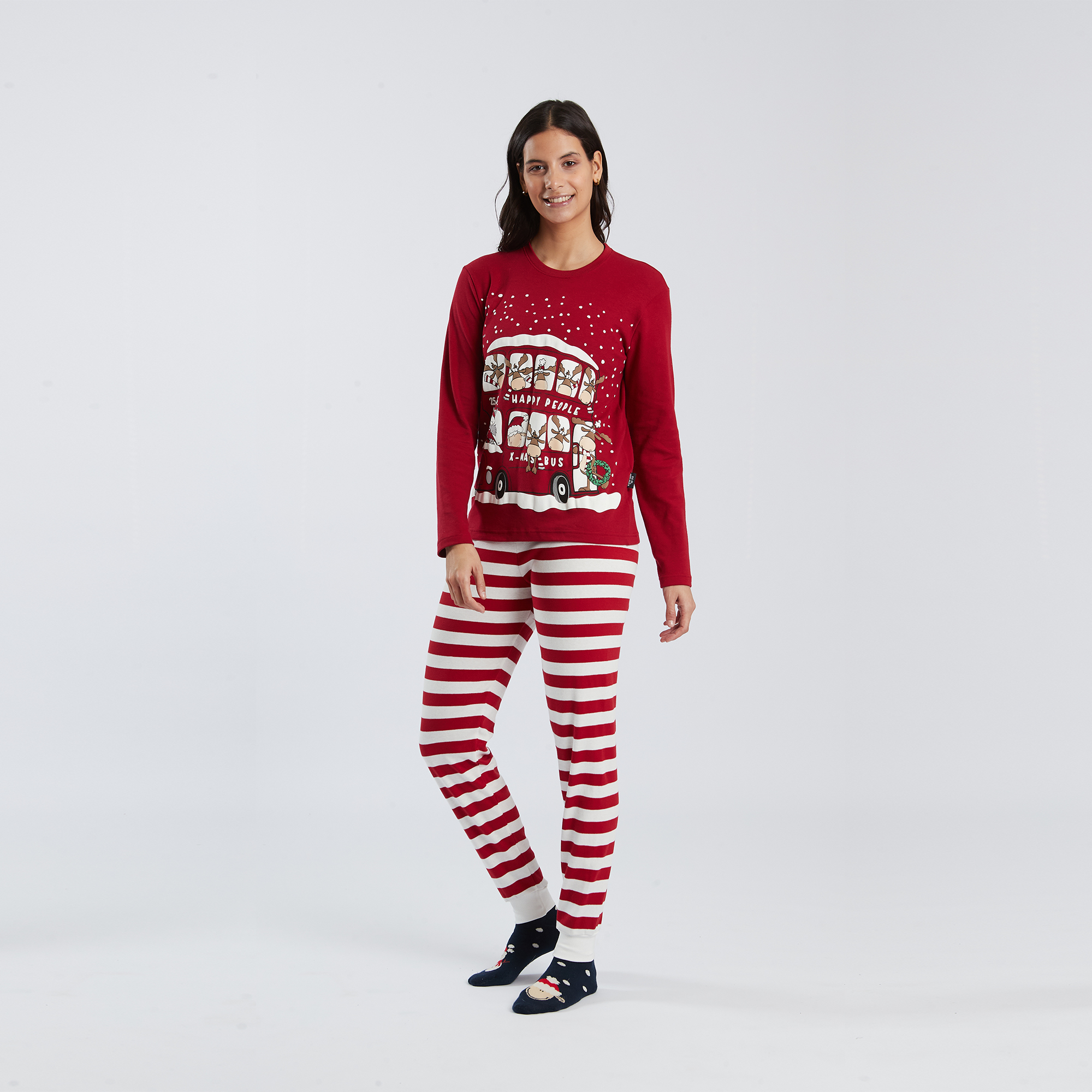 Crewneck Pajamas - Christmas 24 multicolor Happy People