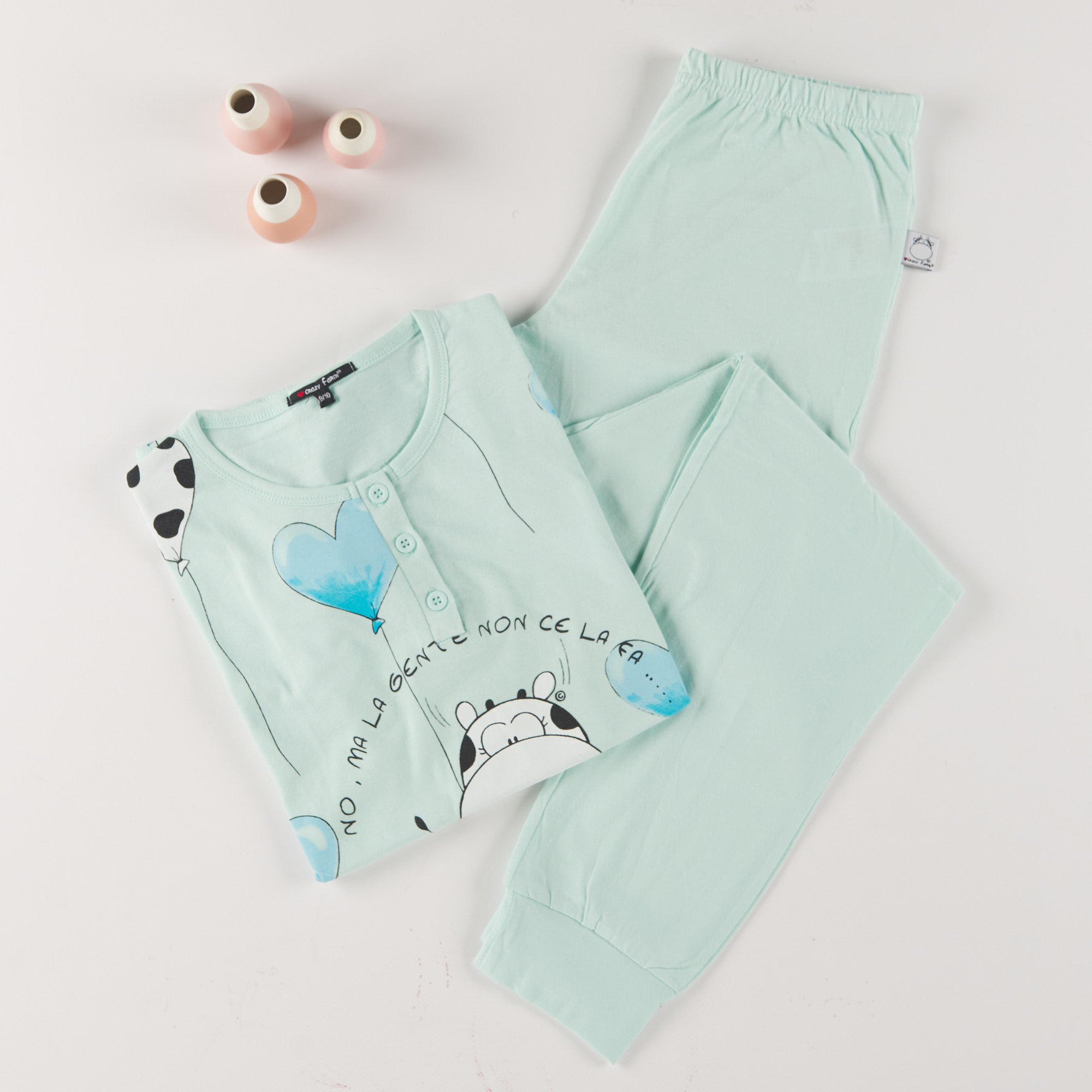 Bimba balloon serafino pajamas multicolor Crazy Farm