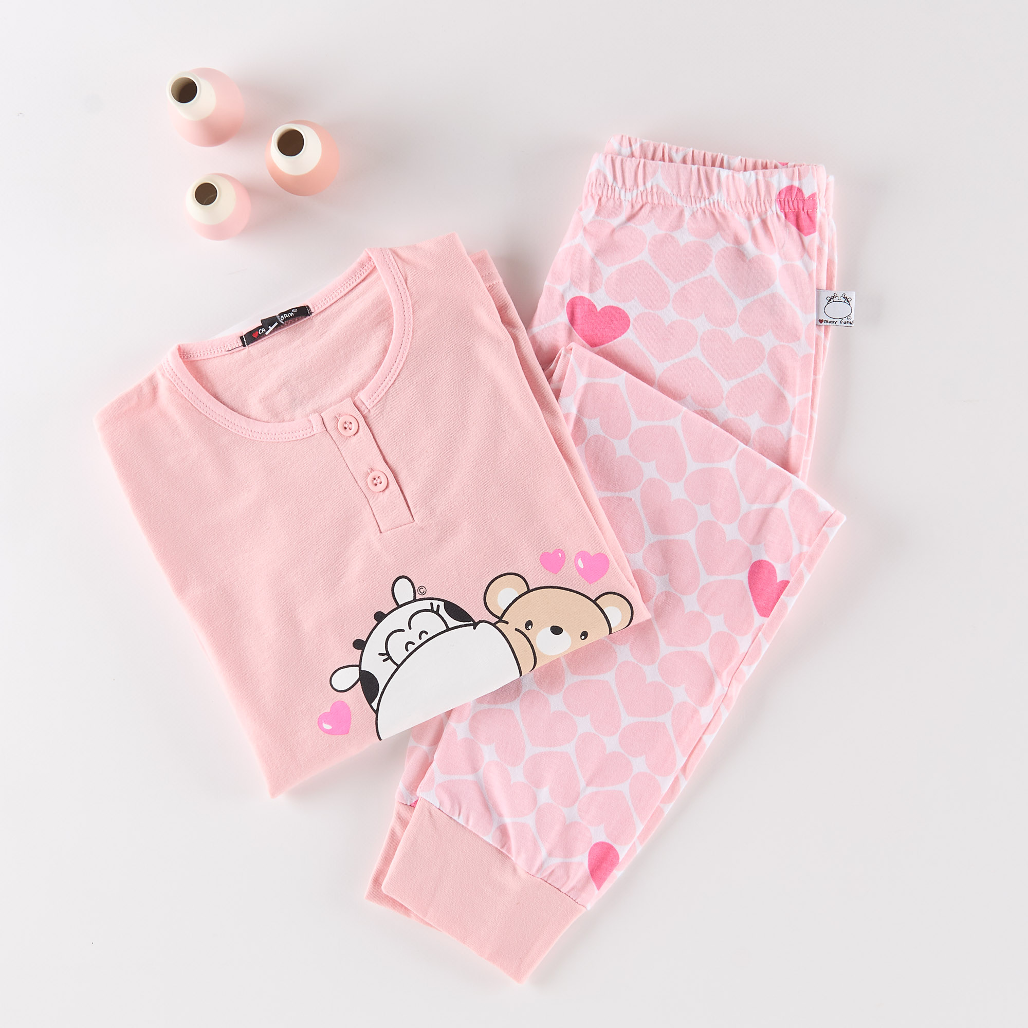 Lovely Seraphim pajamas rosa Crazy Farm