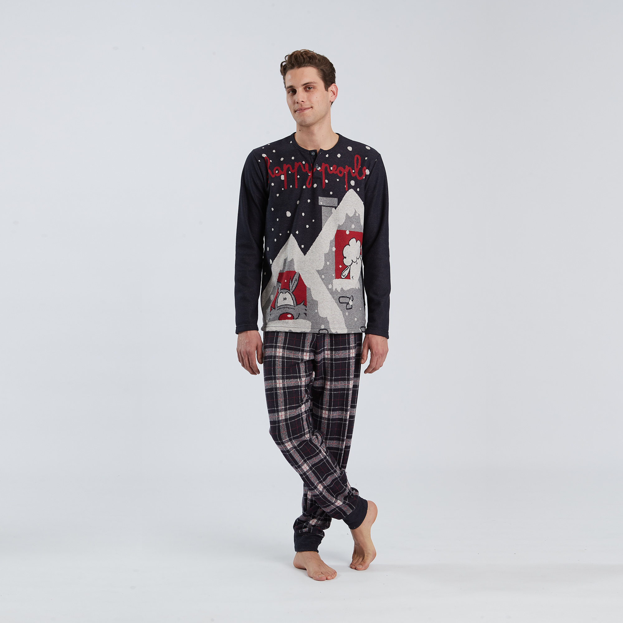 Seraphim Pyjamas für Männer - Pränatal multicolor Happy People