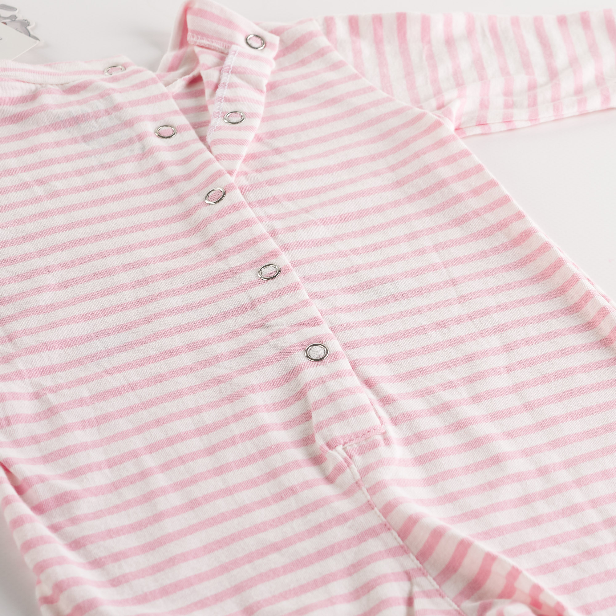 Happy Staff Striped Baby Girl Sleepsuit ML multicolor Happy People