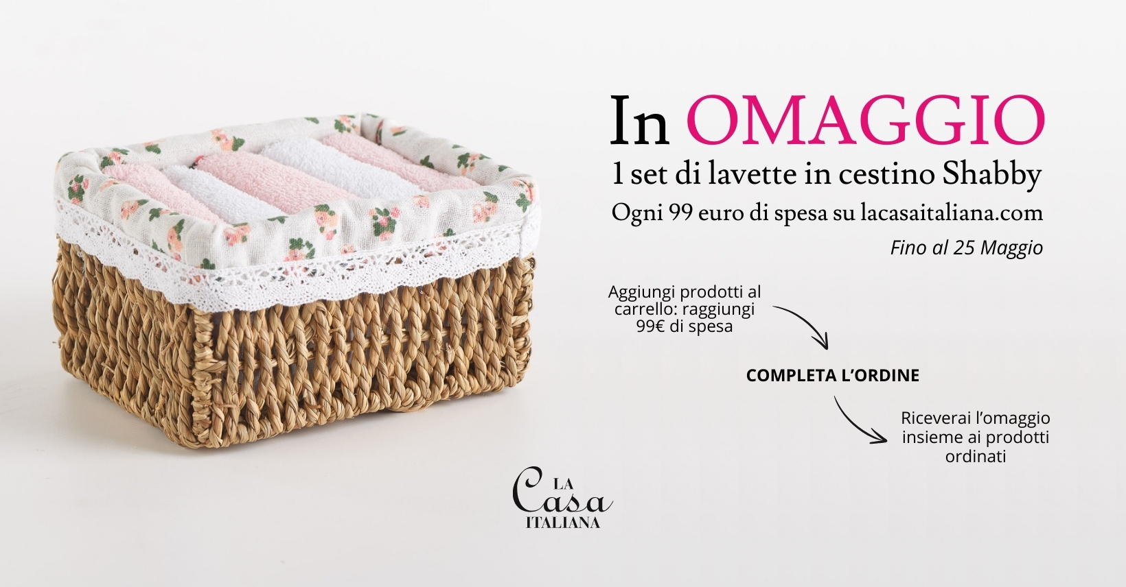 Come ottenere un set di lavette in omaggio